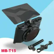 For DSLR Tilta Lens Hood Acces Tilta MB-T15 Mini Clamp On Matte Box Black