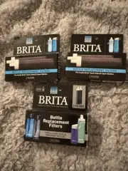 3 Brand Brita Replacement Water Bottle Filter Filters 2 in each pack Sport Set