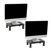Monitor Stand Set Of 2 Height Adjustable Laptop Computer Riser Office 14.5"l X 1