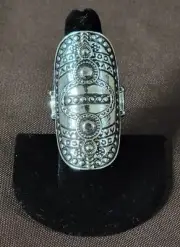 Tiki Trail Silver Paparazzi Ring