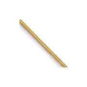 Real 14kt Yellow Gold 20 inch .6mm Octagonal Snake with Lobster Clasp Chain
