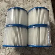 4 Pack Type VI Hot Tub SPA Pool Filter Replacement For Coleman Saluspa Lay-Z-Spa