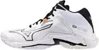 MIZUNO Volleyball Shoes WAVE LIGHTNING Z8 MID White V1GA2405 US7(25cm)