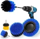 AstroAI Drill Brush Attachment Set 6 Pack-Power Scrubber Cleaning Kit Blue Gift