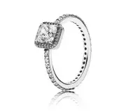 PandoraTimeless Elegance Ring #190947CZ-52 - Ring Size 7 W/jewelry Pouch