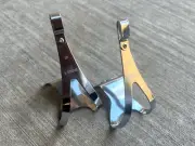 NEW MKS Steel NJS Road Pedal Toe Clips | Size M / Made in Japan