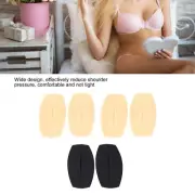 3 Pairs Bra Strap Pads Silicone Non Slip Shoulder Cushions Holder Skin Color HR6