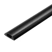 Cable Raceway Cord Cover for Wall 39"Lx1"Wx0.4"H Cord Hider Black