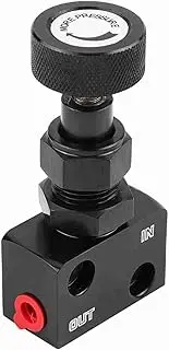 Proportioning Valve,Brake Proportioning Valve Universal Motorsport Brake Shut Off Valve Pressure Regulator Enhances Control for All Race Cars Drifting (Black)