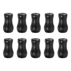 10Pcs Cord Knobs, 30mm Window Blind Tassels Plastic Pull Cord, Black