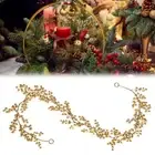 Xmas Tree Happy New Year Gold Berries Vine Artificial Plants Christmas Garland