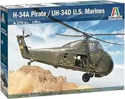 PLATZ ITALERI IT2776 1/48 US H-34A PIRATES/US Marine Corps UH-34D Plastic Model (Helicopter)