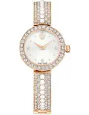 [Swarovski] Matrix Pearl Bangle Watch in White