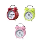 Alarm Clock No Noise with Night Light Luminous Dial Loud Alarm for Children Home