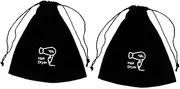 ASAKKURA 2pcs Hair Dryer Travel Bag Drawstring Storage Pouch for Hair Styling Tools Versatile Organizer for Home Travel for