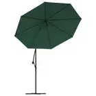 Vidaxl Replacement Fabric For Cantilever Umbrella Green 350 Cm fabric,polyester
