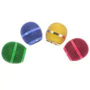 4 Pcs Microphone Mesh Head Grill Cover Wind Covers for Microphones