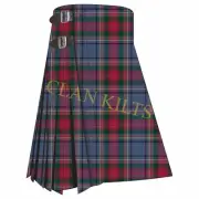 Scottish Handmade Traditional County Louth 8-yard Tartan Kilt For Men
