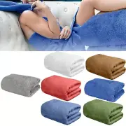 New Bath Towel With Coral Fleece Thickened Highly Absorbent Cotton Bath Sheets