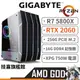 Gigabyte 技嘉 AMD GOD R7 5800X/2060/8G*2/256G 獨顯 DIY主機 電腦主機