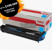 OKI Genuine 46484111 CYAN Imaging Drum Unit for C532dn/MC573dn (30K)