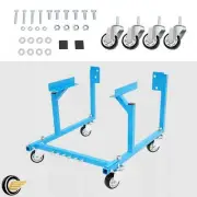 1000LBS Auto Engine Cradle Lift Stands With Swivel Casters For Ford Small Block