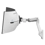 Ergotron Mounting Arm for Monitor, Curved Screen Display - White (45-694-216)