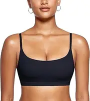[INLYRIC] Women's Bralettes Wireless Cami Sports Bras No Underwire Bra Top Sleep Unlined Comfort Spaghetti Strap Pullover Bra