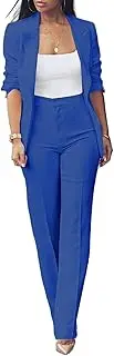 [Tcremisa] Women's Stretchy Solid Color High Waisted Wide Leg Long Palazzo Pants with Pockets