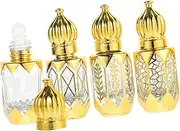 SOESFOUFU 4Pcs Essential Oil Roller Bottles Containers for Perfume Massage Oils Travel Friendly Leak Design Compact for Home Use Go