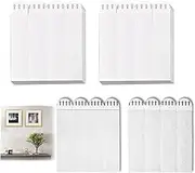 24 Pairs Picture Hanging Strips Heavy Duty, Poster Hanger, Removable Picture Hooks and Loop Tape Picture Hanger, Waterproof Adhesive Strips Without Nails for Frame Hanging and Christmas Decorations