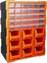 Parts Storage Organiser 39 Drawers Tool Organizer Box Dividers Garage Workshop Workstation
