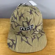 Volcom Skate Vitals Army Green Thorn Camo Mens Adjustable Hat NWT H78