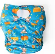 Monarch Ultimate Wipeable Cloth Nappy with Hook & Loop Closure, Glass Slipper