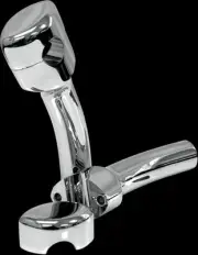 LA 5.5in Chrome Smooth Hefty Handlebar Riser Pullback Kawasaki Vulcan 900 06-19