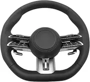 Car Steering Wheel ，Compatible With Mercedes Benz AMG W117 W166 W177 W197 W205 W212 W213 W216 W217 W218 W222 W253 W257 W463 W464 GLE G63 C63