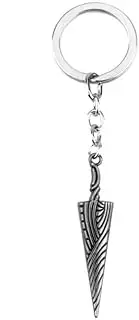 [BIENKA] New Hollow Knight Metal Keychain Spike Shape Cosplay Costumes Pendant Necklace Interesting Keyring Small Gift