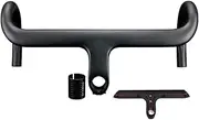 RXL SL Carbon Fibre Road Bike Handlebar 1-1/8 Inch Integrated 420 x 120 mm Black