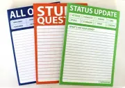 Set of 3 Novelty Notepad - Funny Stationery 3 Designs - Buy Bulk & Save $$$