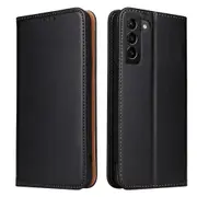 For Samsung Galaxy S23 Case Leather Flip Wallet Folio Cover Black