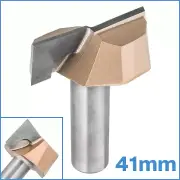 41mm x 1/2" Shank Carbide Blade Bottom Cleaning Surface Planing CNC Milling Bit