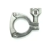NELSON JAMESON 13MHHS-1-1/2-S, Heavy Duty Clamp, 304 Stainless, 2-Pin, 211283