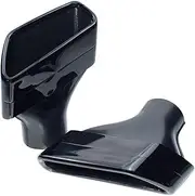 Compatible For BMW G30 G31 520i 530i 528i Upgrade 5 Series 304 Stainless Steel Exhaust Tip Black Plated Rectangle Muffler Tail Tip(Black)