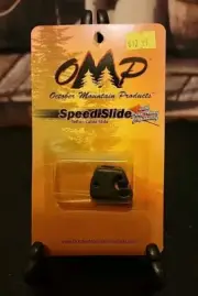 NEW OMP OCTOBER MOUNTAIN SPEED SLIDE BLACK 3/8 Bow Archery Teflon Cable Slide