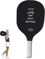 Pickleball Racket, Beach Paddle Ball Racket | Pickle Ball Paddle Ball Sport Racket, Single Beach Pickle Ball Paddle for Training, Practice, Exercise, Sports