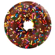 200cm Fun Realistic Delicious Choco Donuts Giant Food Pattern Tasty Flannel