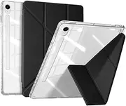 Y-Folding Smart Tablet Case Suitable for Samsung Galaxy Tab S10 Plus / S9FE Plus / S9 Plus 12.4 Inch with S Pen Holder(Black,Tab S9FE Plus12.4)