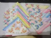 NEW 12 PCS HANDKERCHIEF COTTON HANKIES FOR LADY / WOMEN POKET BANARAS GIFT