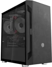 SilverStone Technology FARA H1M Tempered Glass, Black, Mid-Tower Micro-ATX Case