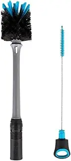 Blender Bottle 72512 2-in-1 Bottle and Straw Cleaning Brush, Grey